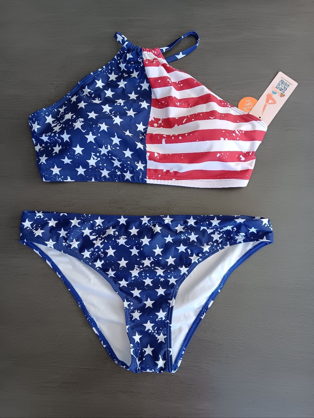 Attracosports Stars & Stripes Two-Piece Swimsuit